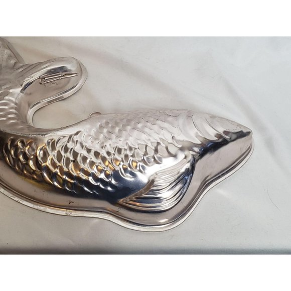 Vintage Copper Fish Mold Pan 12 Inches Hong Kong - Picture 5 of 9
